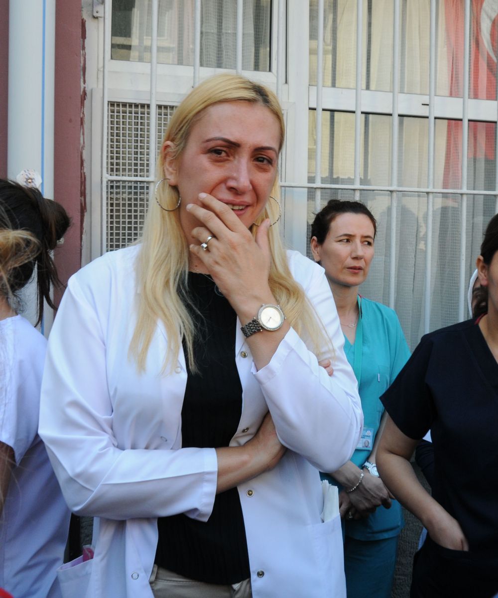 Bitlis şehidine hastanede son veda