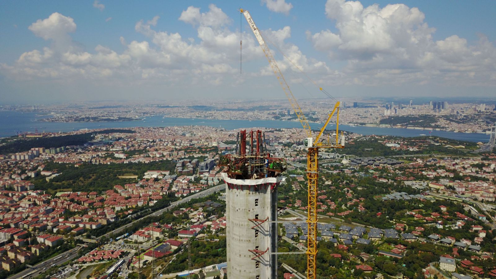 365 metrelik Çamlıca kulesinin yapımı bitiyor