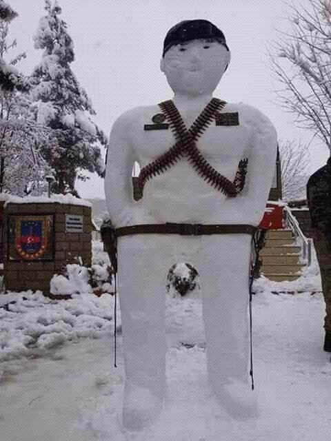 Türkiye’nin en güzel kardan adamları