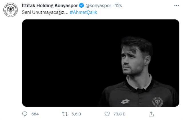 Konyaspor’dan anlamlı hareket: Ahmet Çalık’ın forma numarasını emekli ettiler