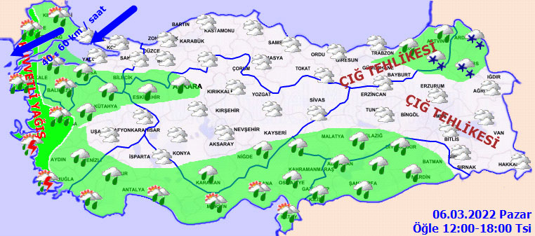 İstanbul'a kar geliyor: Meteoroloji gün verdi, bölge bölge uyardı (6 Mart 2022 hava durumu)