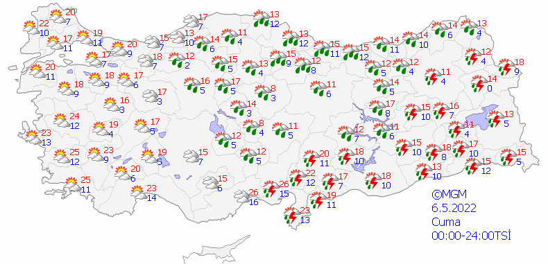 Meteoroloji 'sarı kod' ile uyardı: Dikkat, kuvvetli geliyor (4 Mayıs 2022 hava durumu) Meteoroloji 'sarı kod' ile uyardı: Dikkat, kuvvetli geliyor (4 Mayıs 2022 hava durumu)