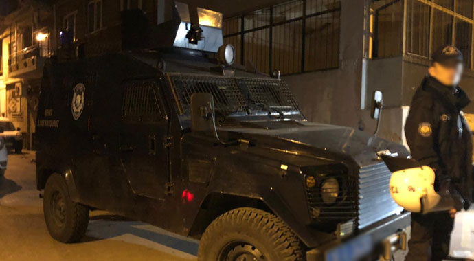 Bursa'da 4 bin polisle şafak operasyonu operasyonu