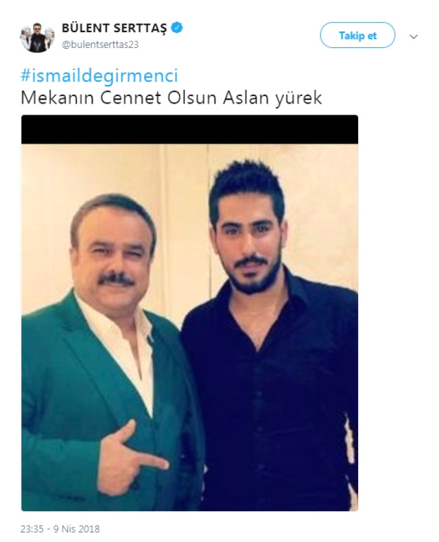 Ünlülerden 'İsmail Değirmenci' tepkisi