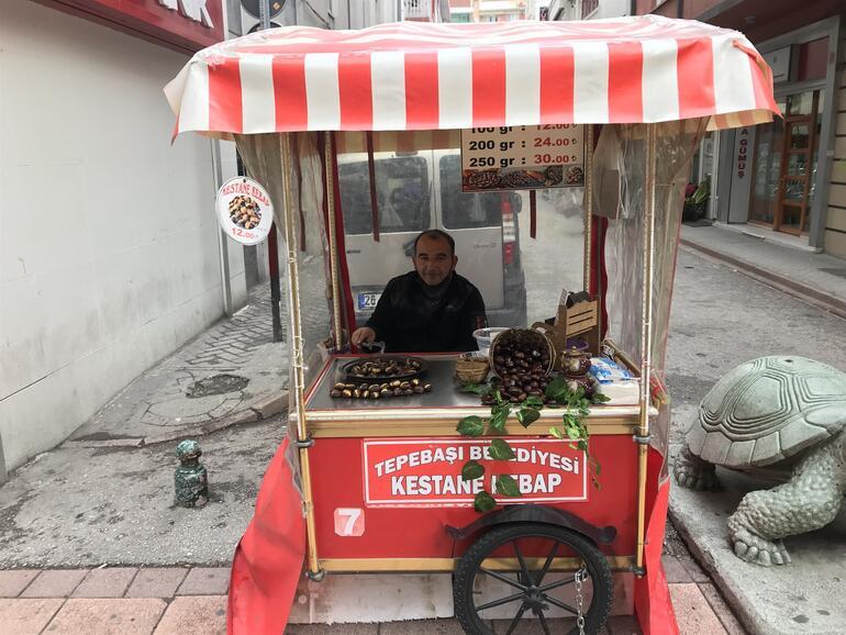 Kestanenin kilosu 120 liradan satılıyor Kestanenin kilosu 120 liradan satılıyor