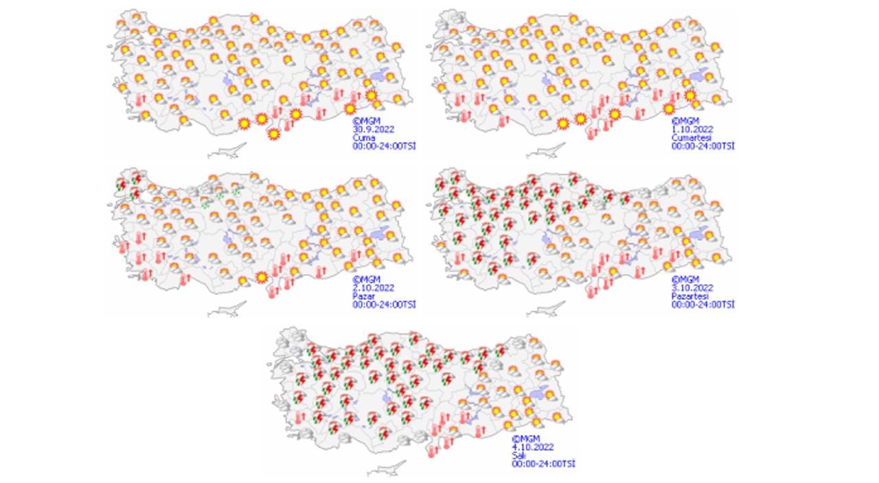 Meteoroloji'den sağanak uyarısı: Yeni haftaya dikkat!