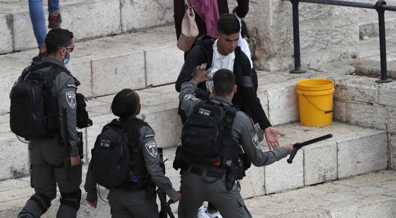 Mevlit Kandilini kutlamak isteyen Filistinlilere İsrail müdahalesi: 20 yaralı, 7 gözaltı