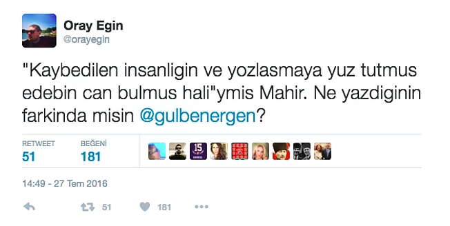 Gülben Ergen kendini rezil etti