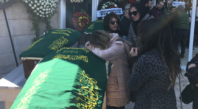 Oğlunun doğum gününde toprağa girdi