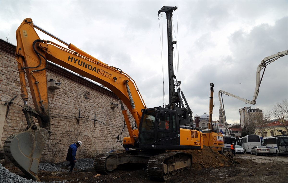 Taksim Camii'nin temeli atıldı
