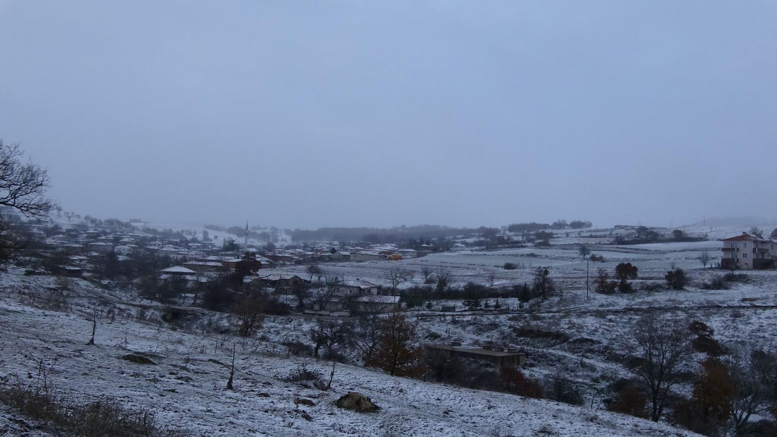 Kırklareli’de kar yağışı başladı (İstanbul kar yağışı)