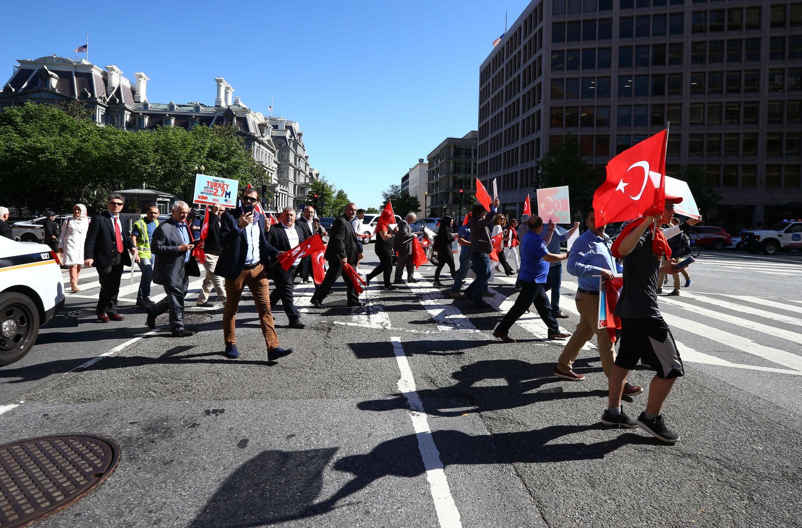 Washington'da Cumhurbaşkanı Erdoğan hareketliliği