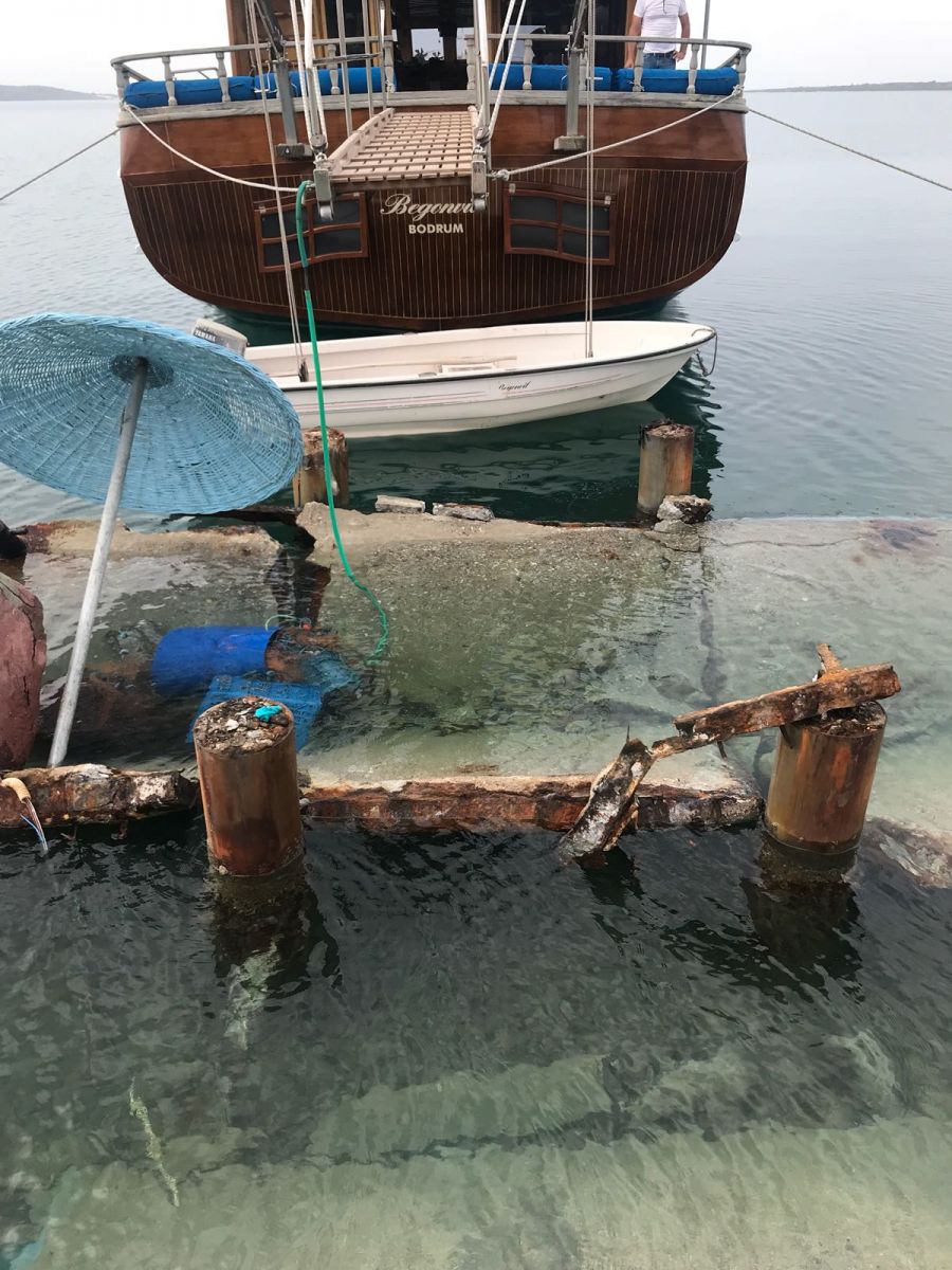 Aydın'da 5 yıldızlı otelin iskelesi çöktü: Yaralılar var