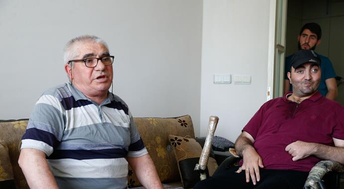 Fedakar baba herşeyi oğlu için yaptı