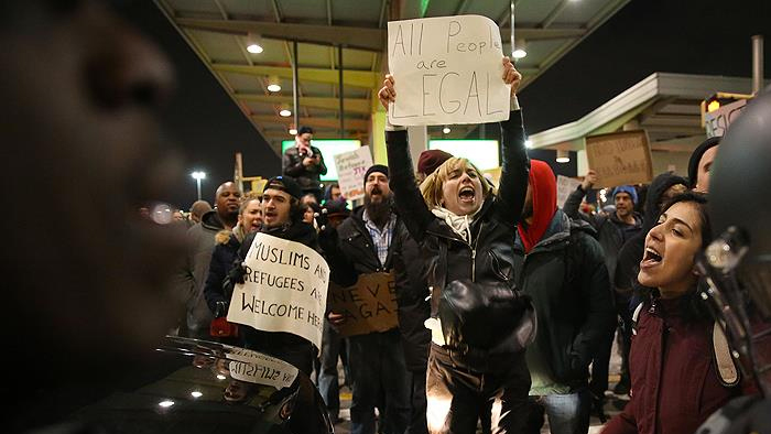 ABD'deki vize protestosu büyüyor