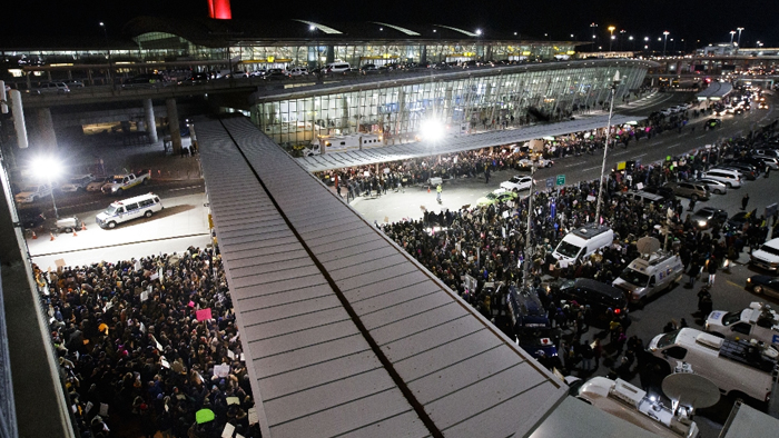 ABD'deki vize protestosu büyüyor