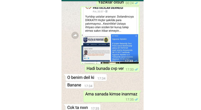 Dolandırıcıların yeni hedefi baklava ustaları