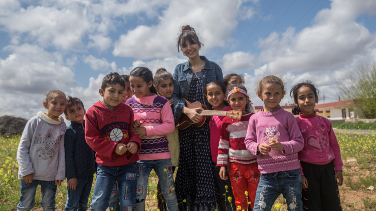 Harranlı miniklerin 'müzik perisi'