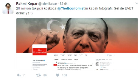 Economist, Erdoğan'ı kötülemek isterken dünyaya rezil oldu