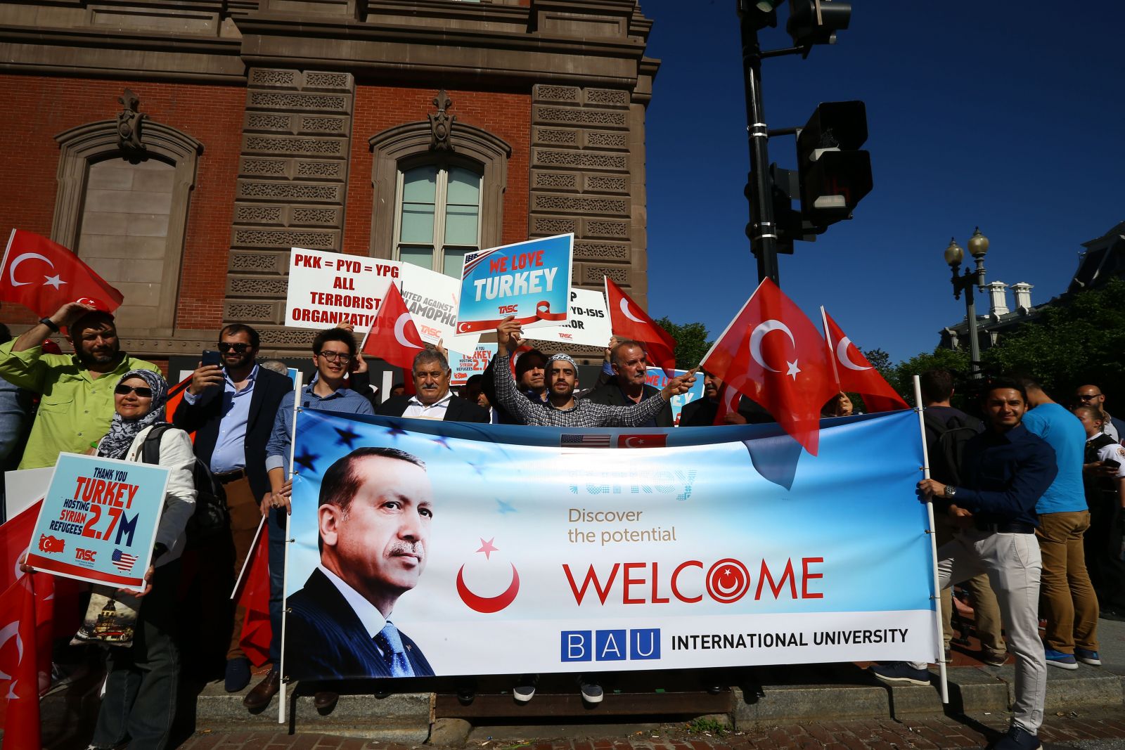 Washington'da Cumhurbaşkanı Erdoğan hareketliliği