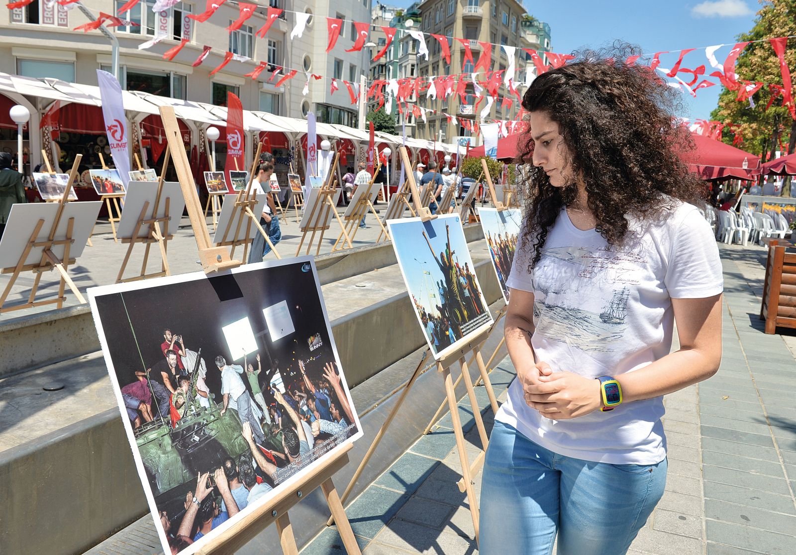 İHA'nın objektifinden ihanet gecesi
