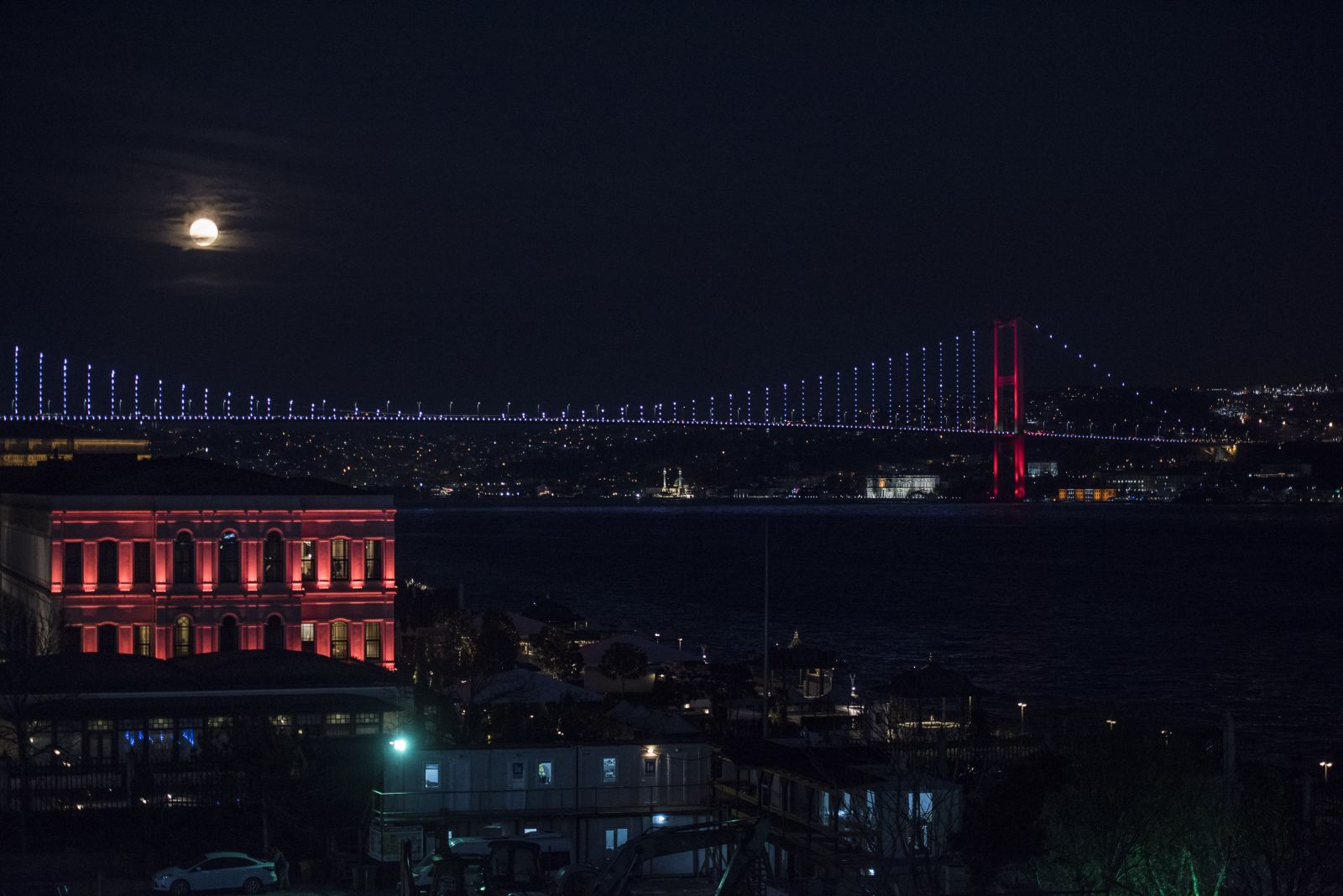 Süper Kanlı Mavi Ay, Türkiye'den böyle görüldü