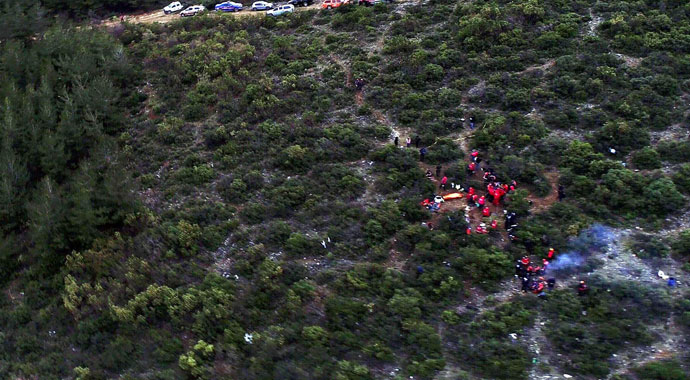 Mağaradaki kurtarma anları gün ağarınca havadan böyle görüntülendi