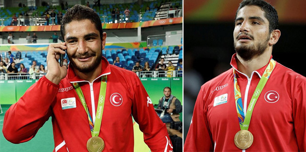 Cumhurbaşkanı Erdoğan, güreşçi Taha Akgül'ü aradı