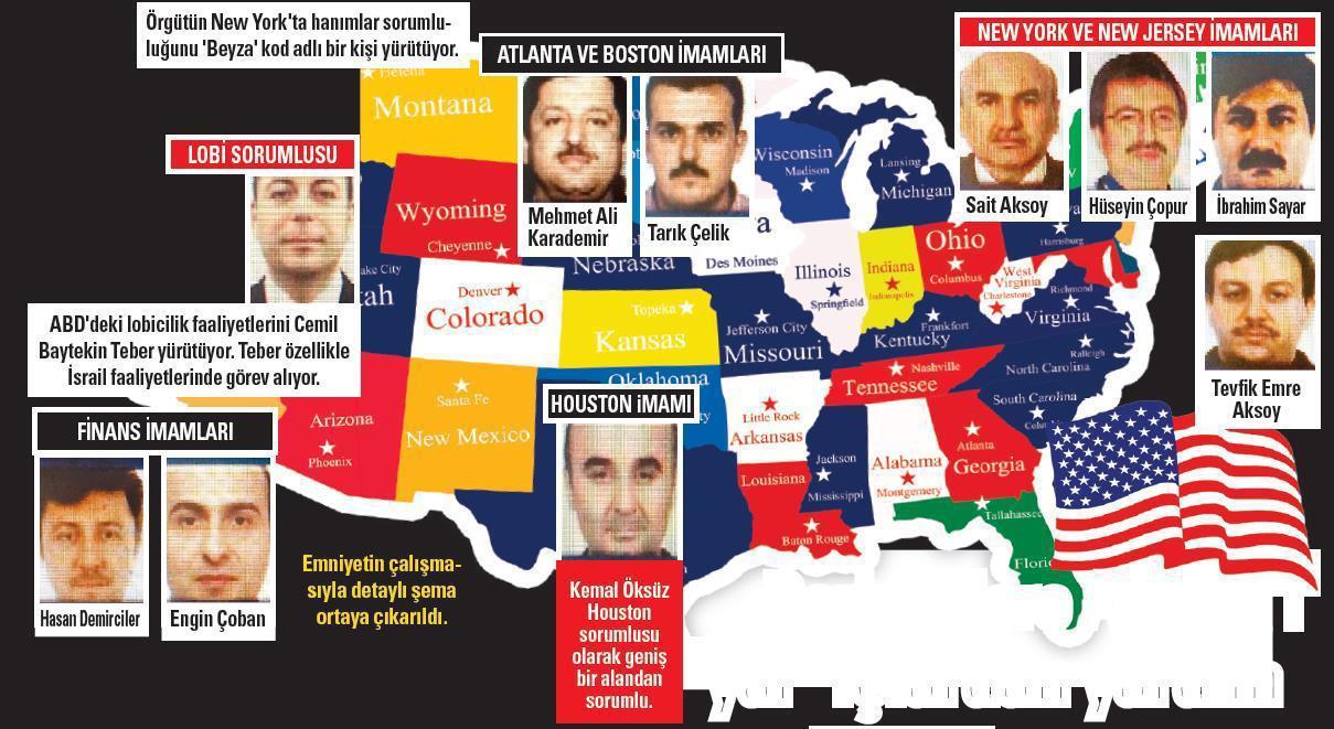 FETÖ, ABD'yi 6 eyalete bölmüş himmetleri de Vegas'ta aklamış!