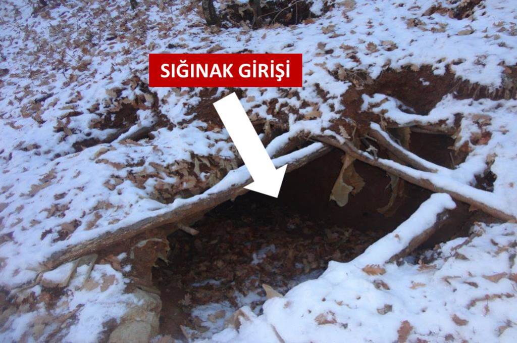 PKK’ya ait 6 adet mevzi, 23 adet sığınak ele geçirildi