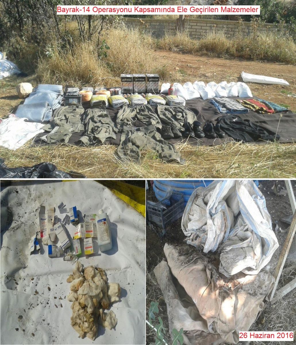 PKK mezarlığı yakınından cephanelik çıktı!