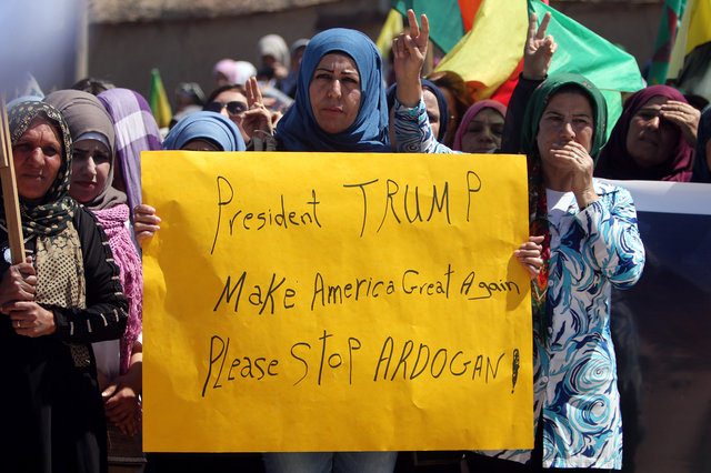 PKK'lı teröristler Donald Trump'a yalvardı
