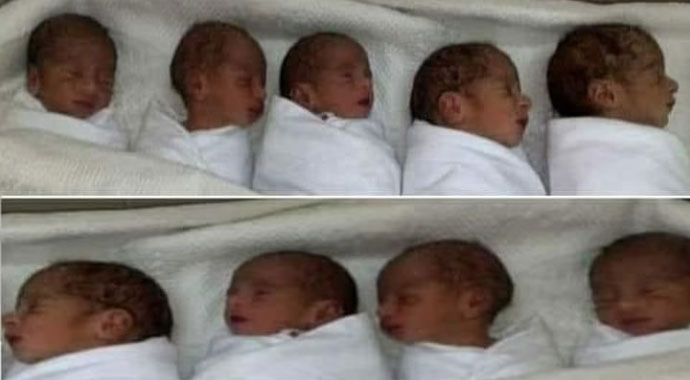 Bir batında 9 bebek doğuran anne: Sonu gelmeyecek sandım