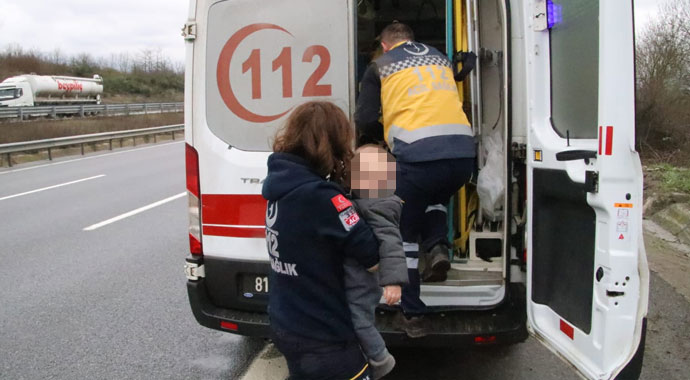 Kazada sürücü ve eşi öldü bebeğin burnu bile kanamadı