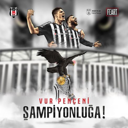 Beşiktaş'tan şampiyonluk paylaşımı