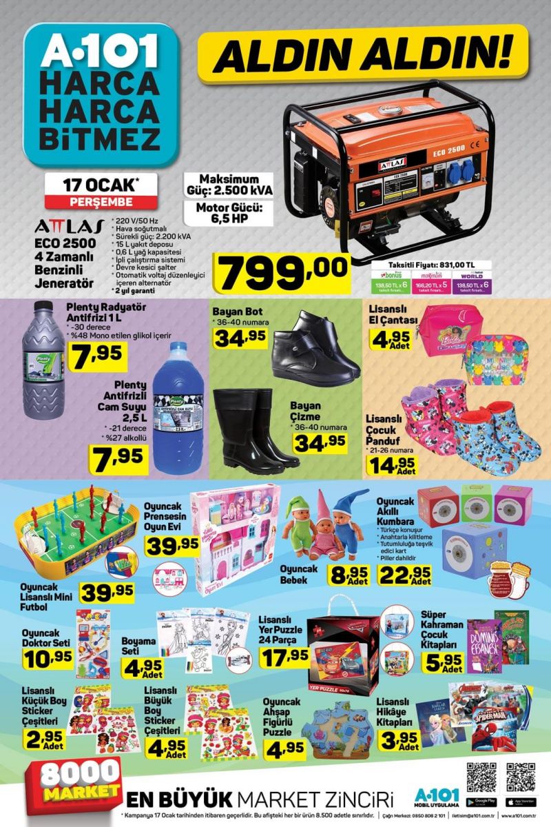 A101 17 Ocak 2019 Kataloğunda Neler Var? A101 aktüel indirim listesinde 1.299 TL'ye Çamaşır Makinesi, 1.099 TL'ye LED TV | A101 Aktüel Kataloğunda Müthiş İndirimler A101 aktüel, A101 aktüel indirim, A101 aktüel indirim ürünler, A101 aktüel indirim listesi, A101 aktüel katalog, A101 aktüel kataloğu, A101 17 ocak aktüel, A101 aktüel, A101 aktüel 17 ocak 2019, A101 17 ocak 2019 aktüel katalog