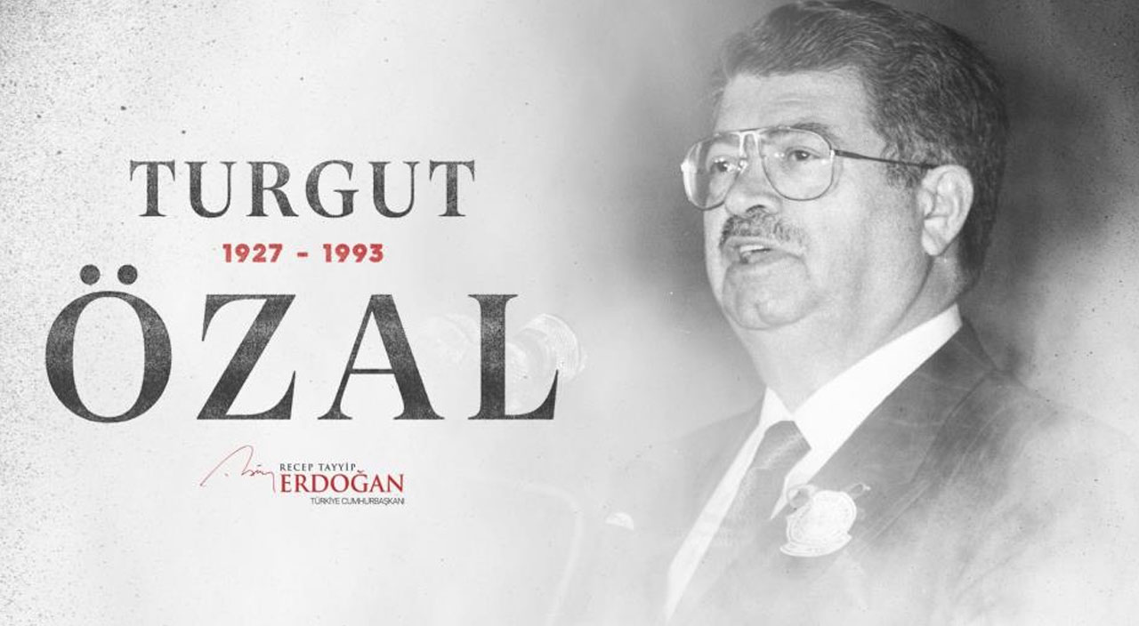 Cumhurbaşkanı Erdoğan, vefatının 29. yılında 8. Cumhurbaşkanı Turgut Özal'ı andı