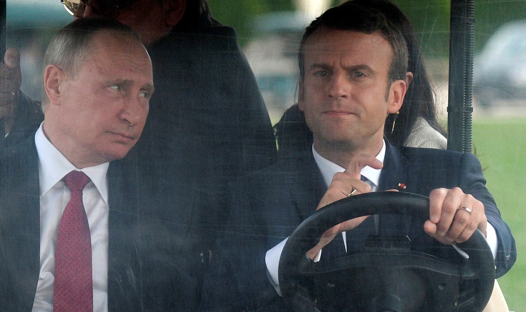 Macron: Rusya ile güçlü bir iş birliği arzu ediyorum