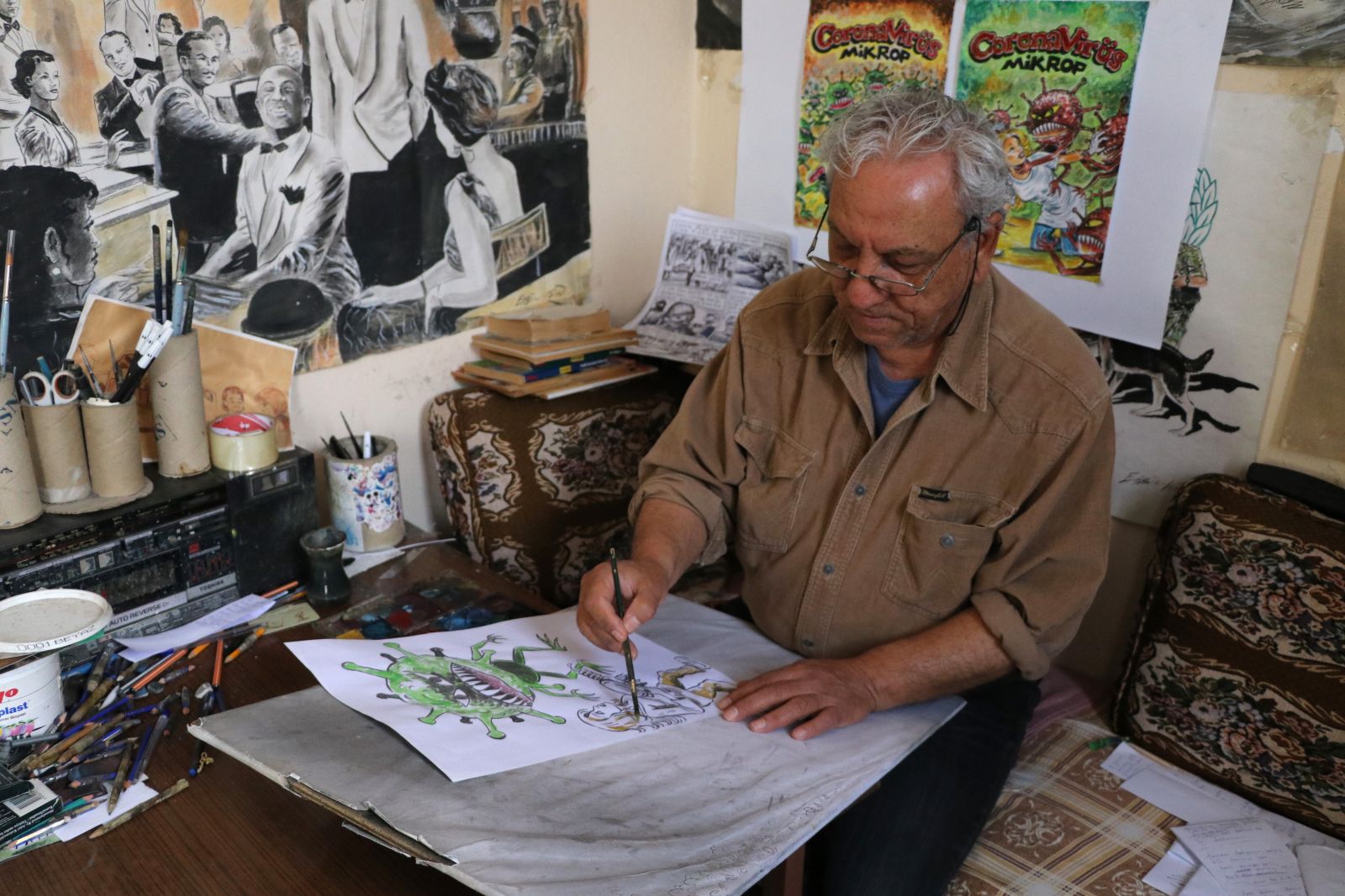 'Koronavirüs' çizgi roman oldu