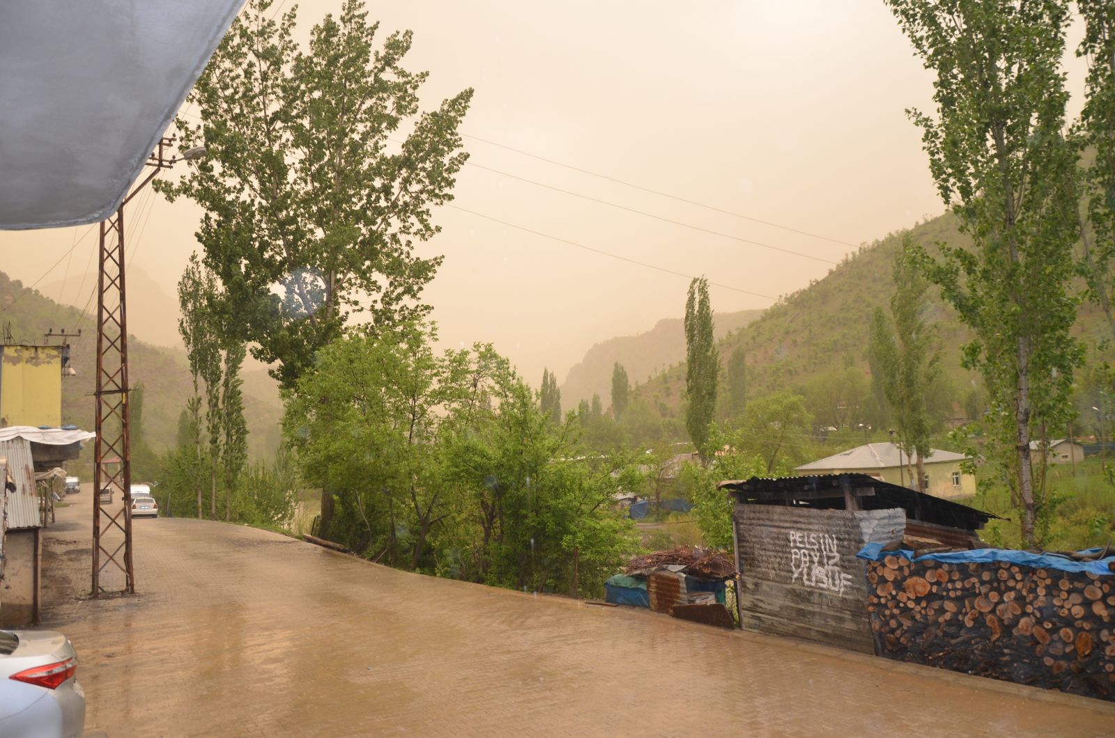 Şırnak'ta çamur yağdı