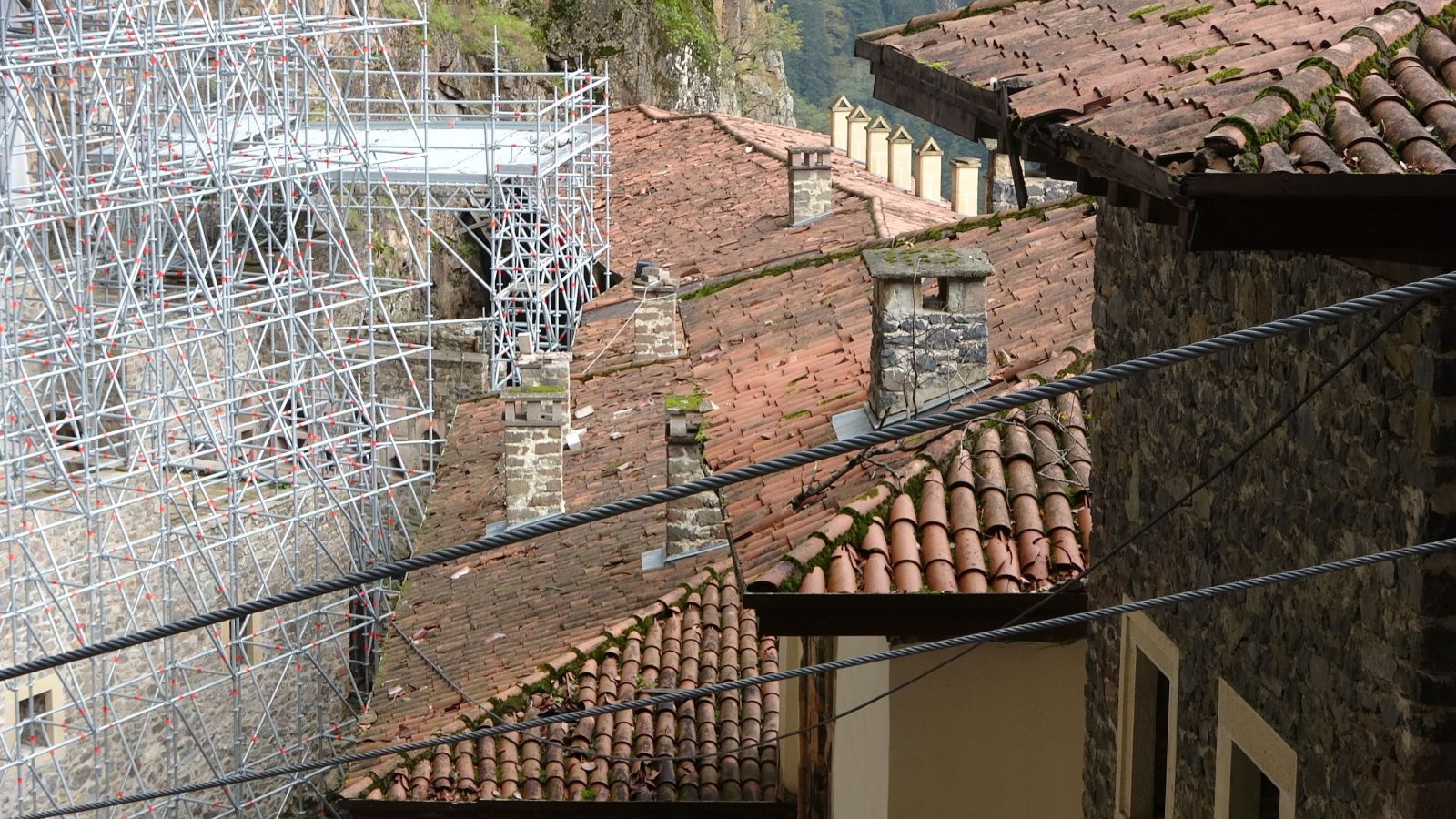 Sümela Manastırı'ndaki restorasyon çalışmaları tekrar başladı