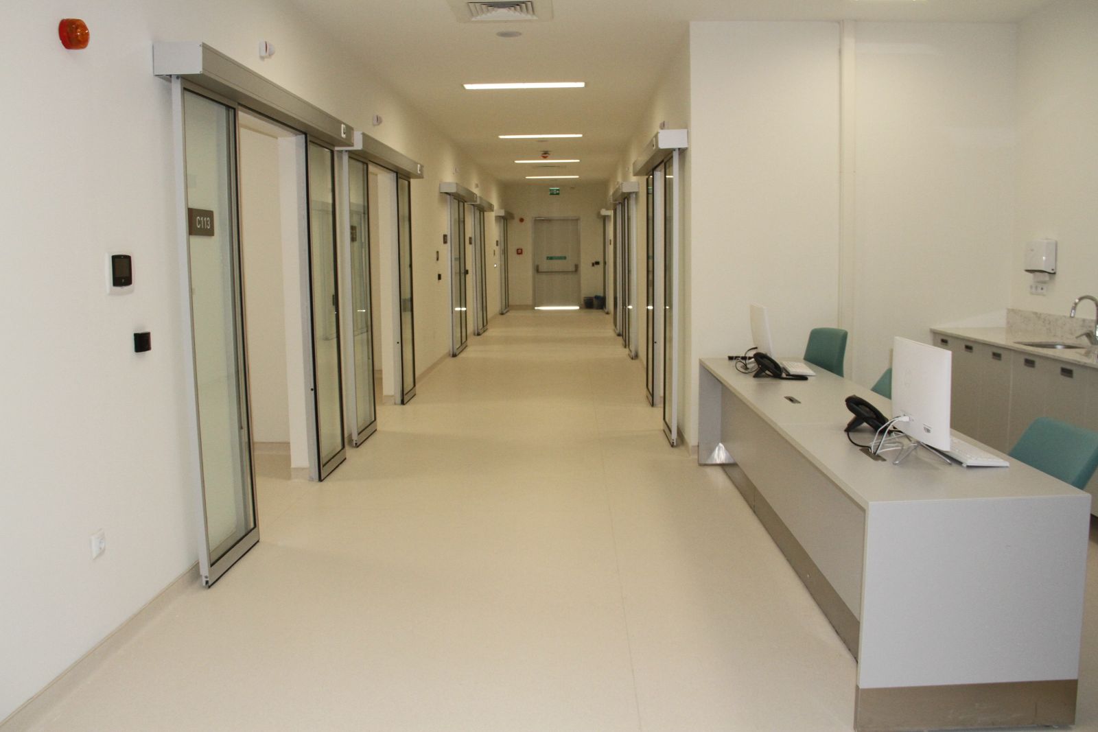 Yeşilköy Pandemi Hastanesi'nin örnek odaları tanıtıldı