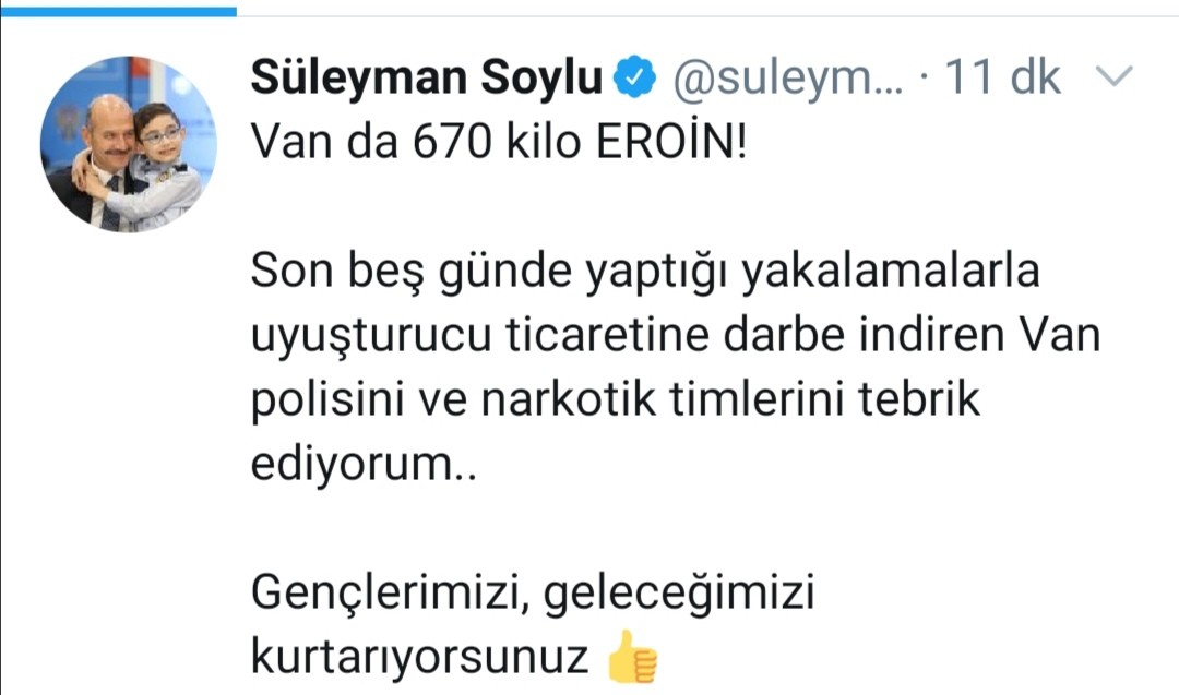 Van'da toprağa gömülü 248 kilo eroin ele geçirildi