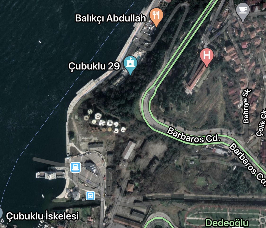 İstanbul’un uydudan görülen ilk grafitisi havadan görüntülendi