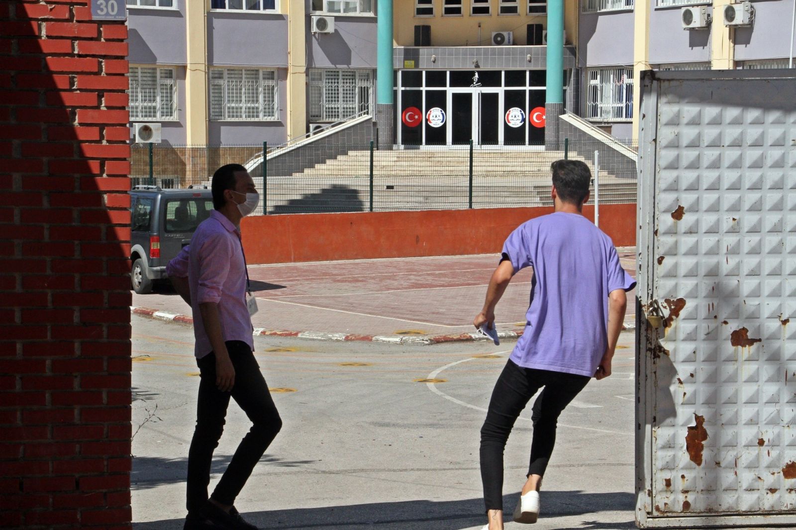 Sınavdan önce de ter döktüler