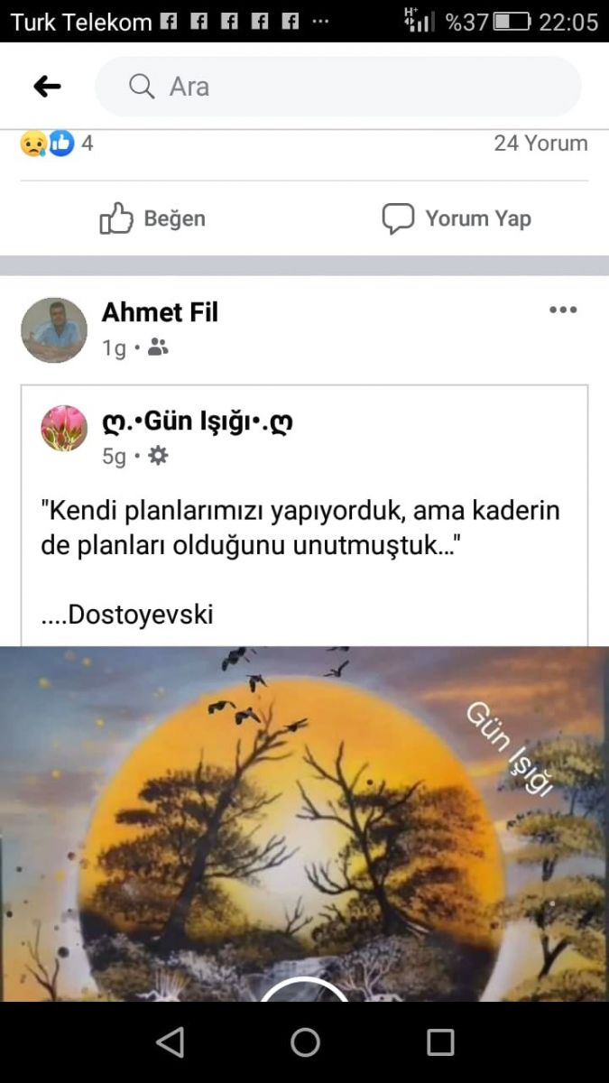 Ölmeden bir gün önce yaptığı paylaşım dikkat çekti