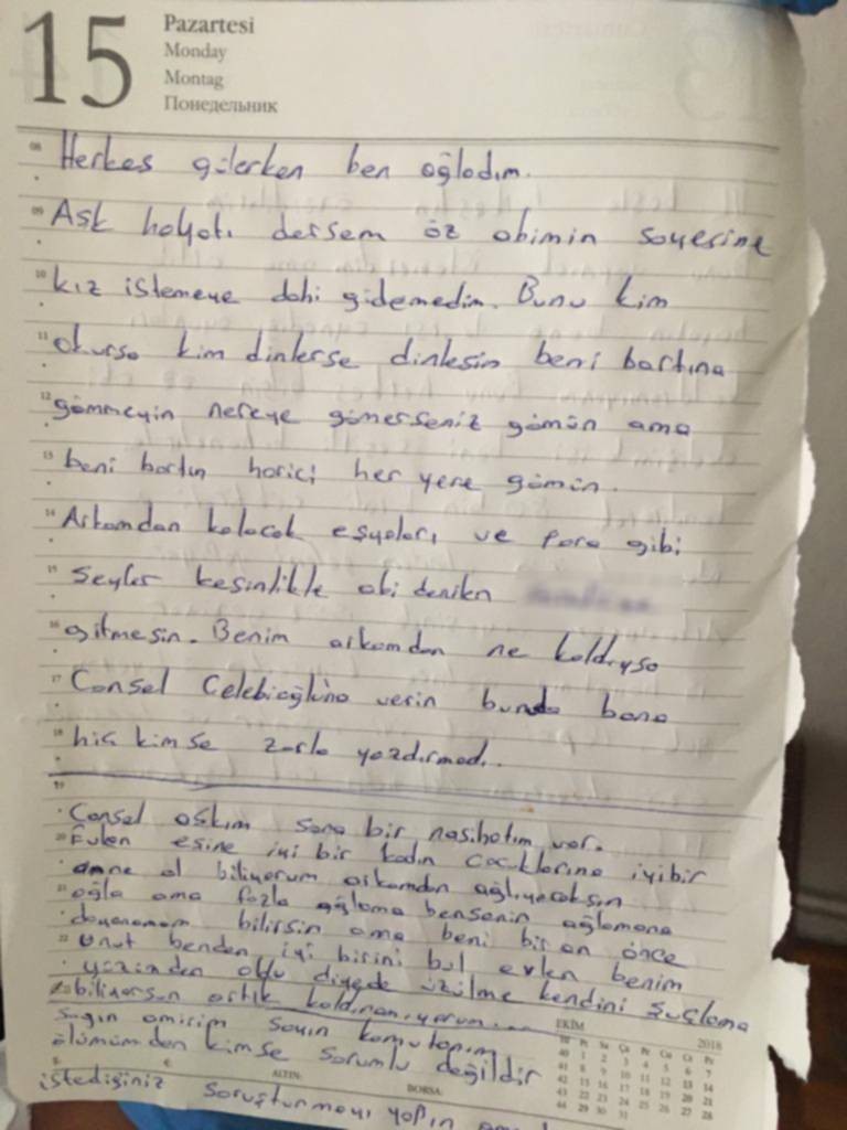 Uzman onbaşı intihar etti! Geriye bu acılı not kaldı