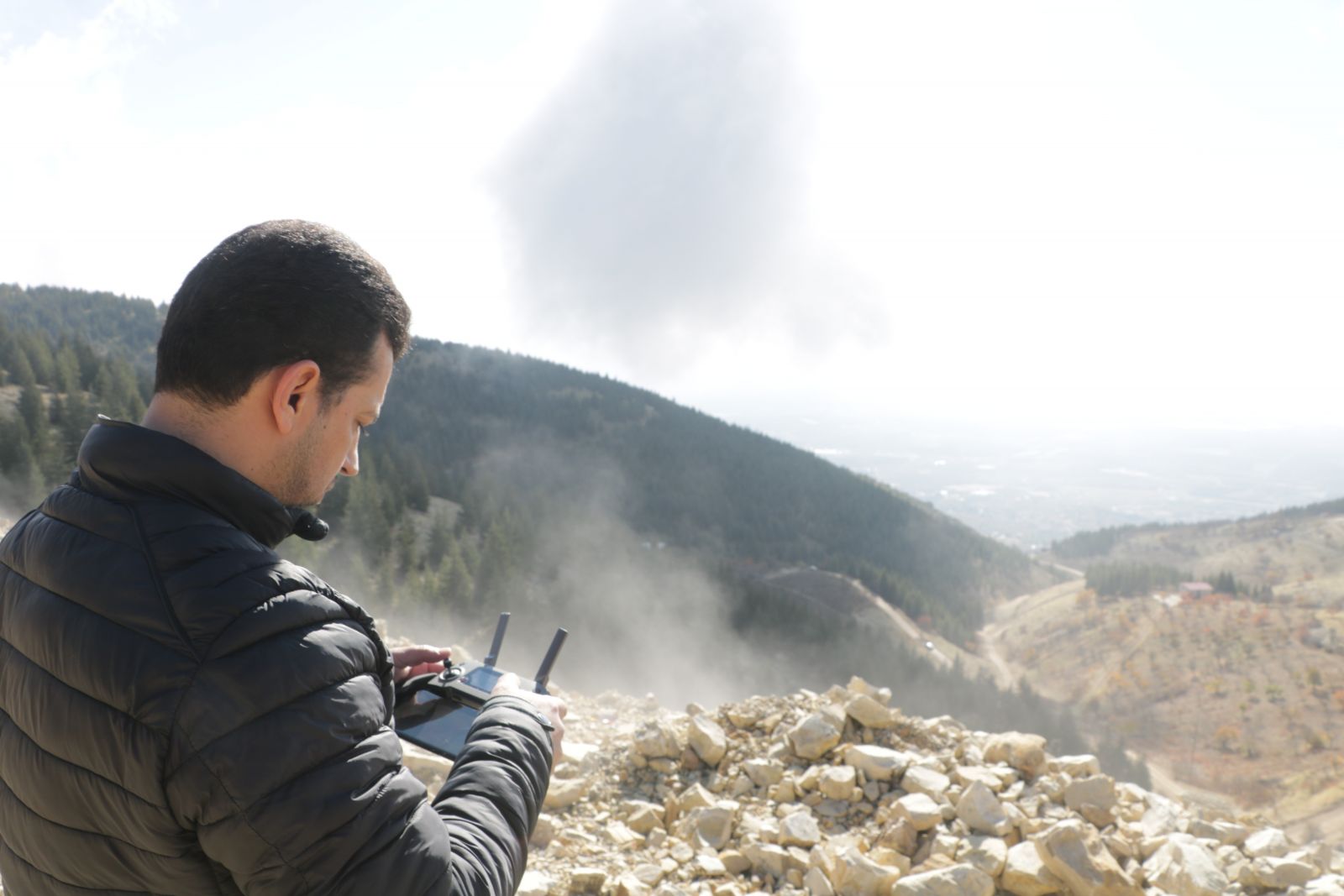 Oyuncak drone havalandırdı, 8 bin lira ceza yedi