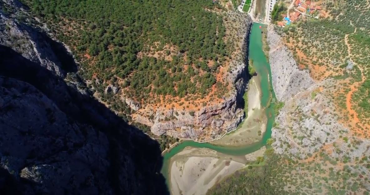 İncesu kanyonu doğal güzelliği ile görenleri hayran bırakıyor