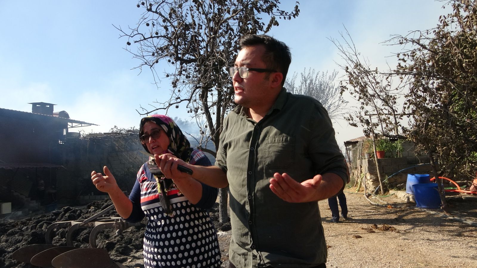 Telef olan hayvanları için gözyaşı döktü